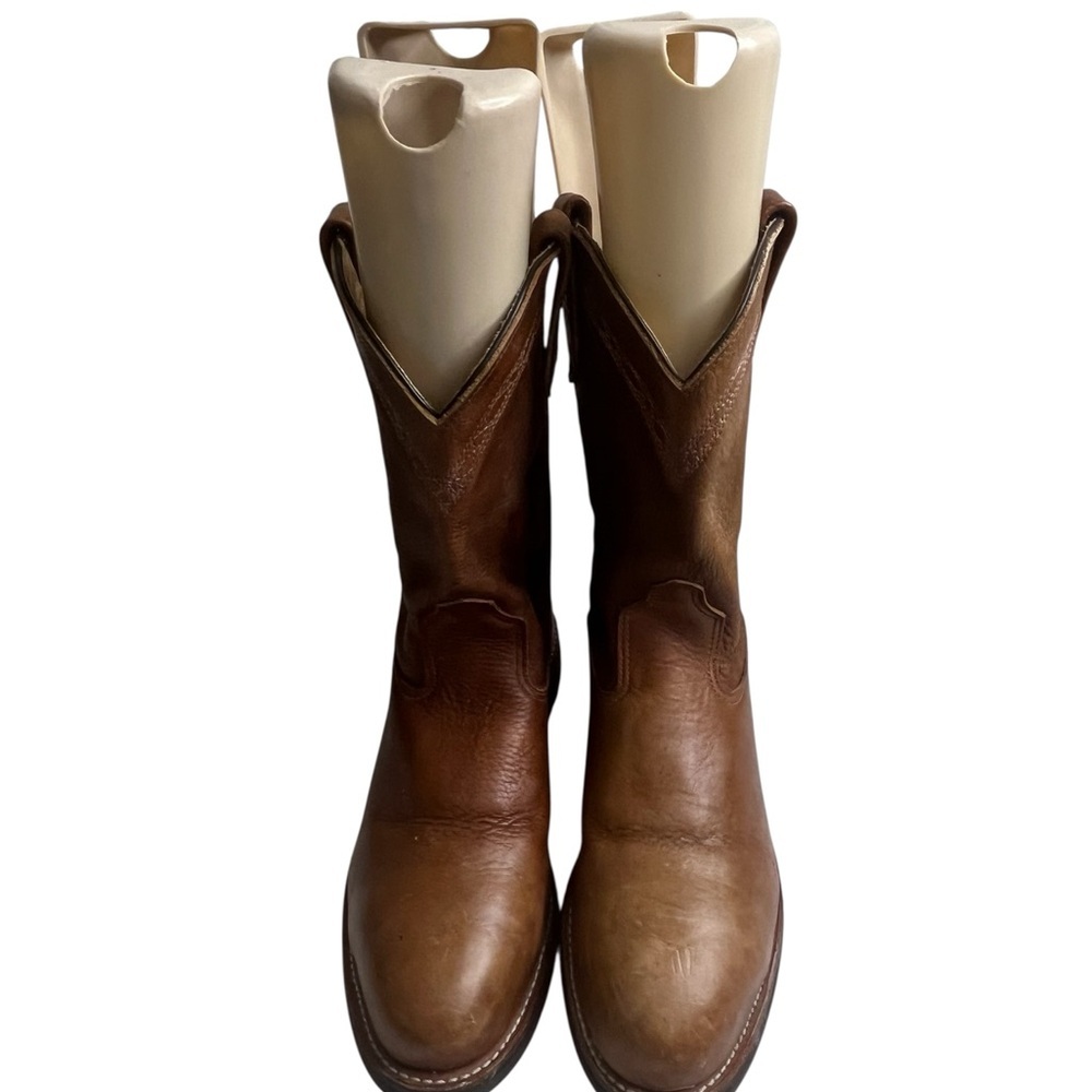 Red Wing Shoes Tan Leather Boots, size 10D